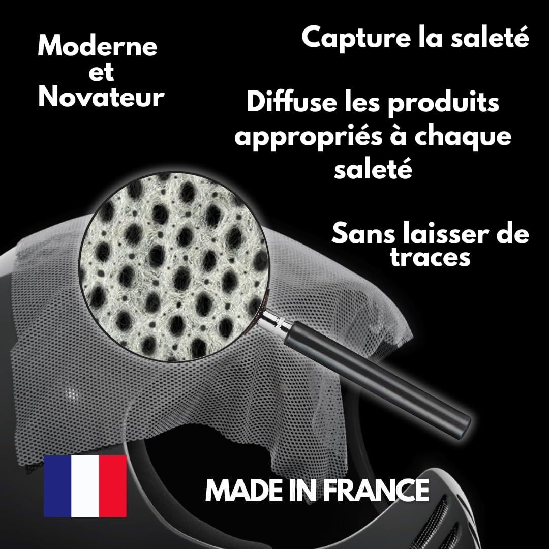 Vulcanet Nettoyant Avion ULM Helicoptère Sans Eau 80 Unités Kit Voyage Microfibre Pinceau Dégraisse Protège