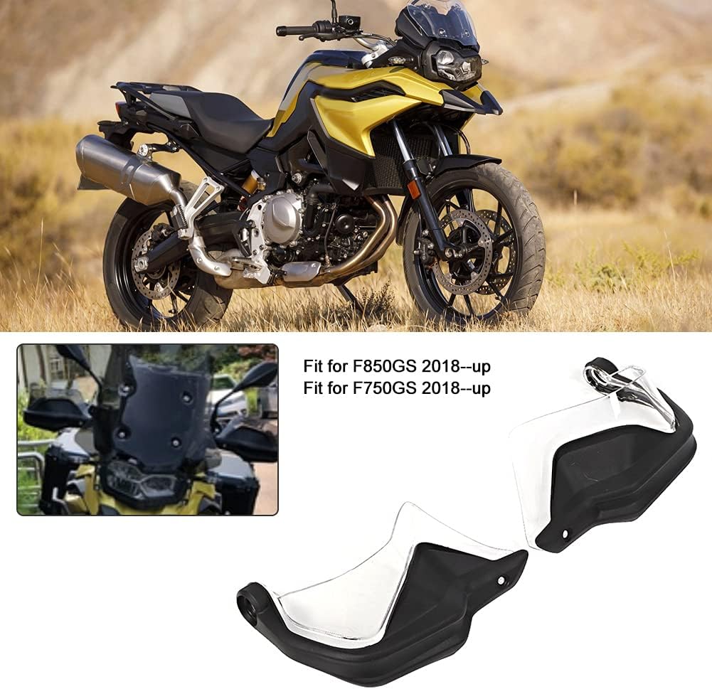 Hand Guard Protector, Extension Hand Guard, Extension Brake Levers Handlebar Guard Hand Shield Protector, Powersports Handguards Fit for F850GS 2018-2019(Transparent)