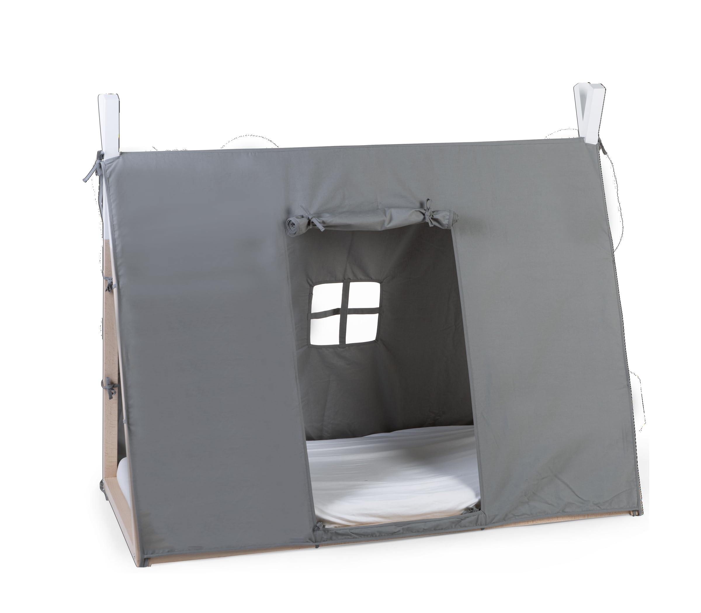 Childhome - Toile de lit Tipi 70 x 140 cm grise