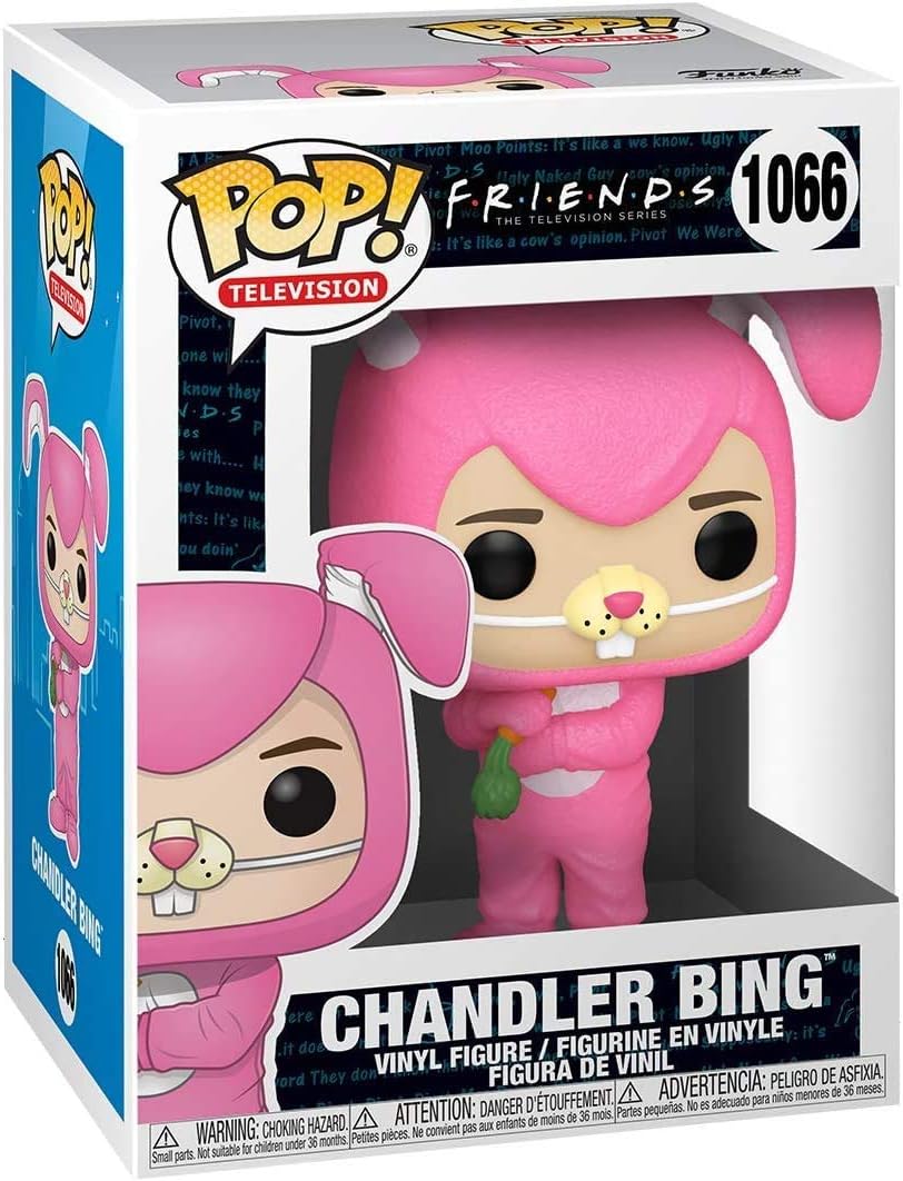 POP Friends - Chandler Bing as Bunny Funko Vinyl Figure (Bundled with Compatible Box Protector Case)