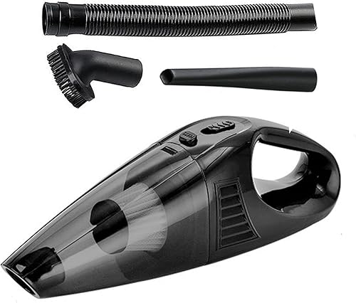 Aspiradora de mano inalámbrica, aspiradora de mano para automóvil con puerto de carga USB, gran succión de bajo ruido, aspiradora recargable ligera