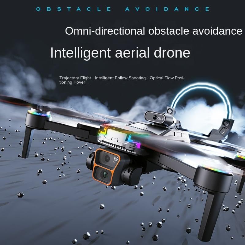 Image of dRoNe wItH hD DuAl cAmErA BrUsHlEsS MoToR, oNe cLiCk tAkEoFf /lAnDiNg FlIp rOlLiNg gEsTuRe cOnTrOl wI-Fi cAmErA ReMoTe cOnTrOl -X DrOnE (JS39P)