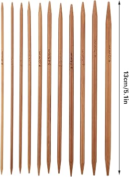 Double Pointed Knitting Needles Set, 55Pc 11 Sizes 5.1in