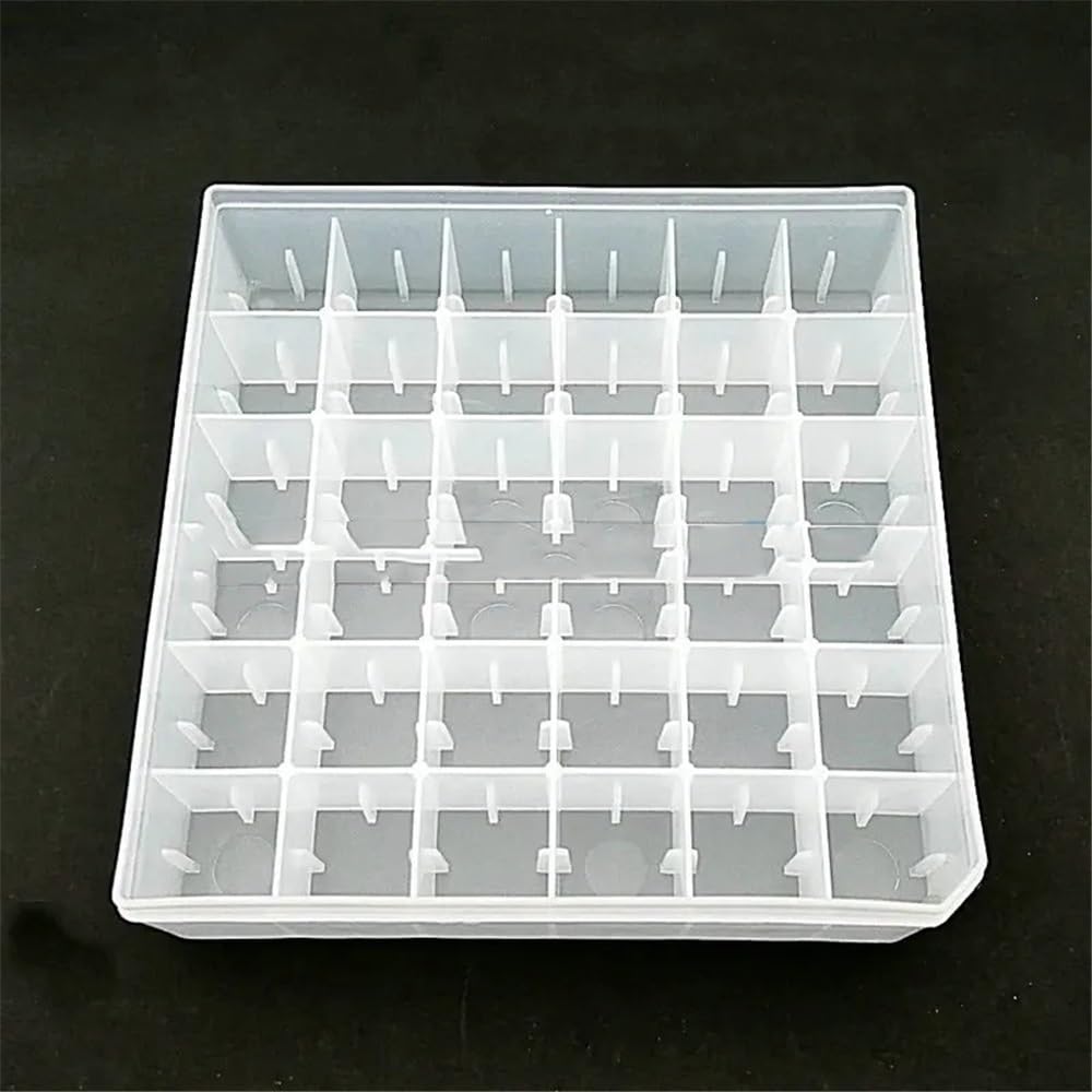 2 pezzi 4 pezzi 5 ml 36 fori scatola for provette in plastica da laboratorio criogenica supporto for provette for esperimenti(4pcs)