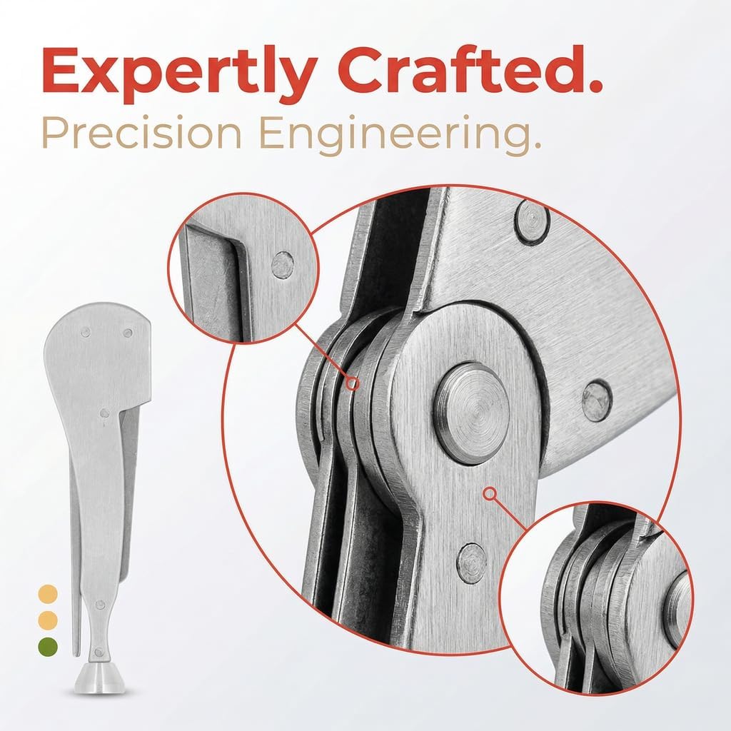 Qinlorgo Pipe Tamper, 3In1 12x92x26mm Stainless Steel Chimney Scraper Tool Pipe Tool Pipe Cleaners Compact for Hose Pipe Piping Nozzle Supply Citrus