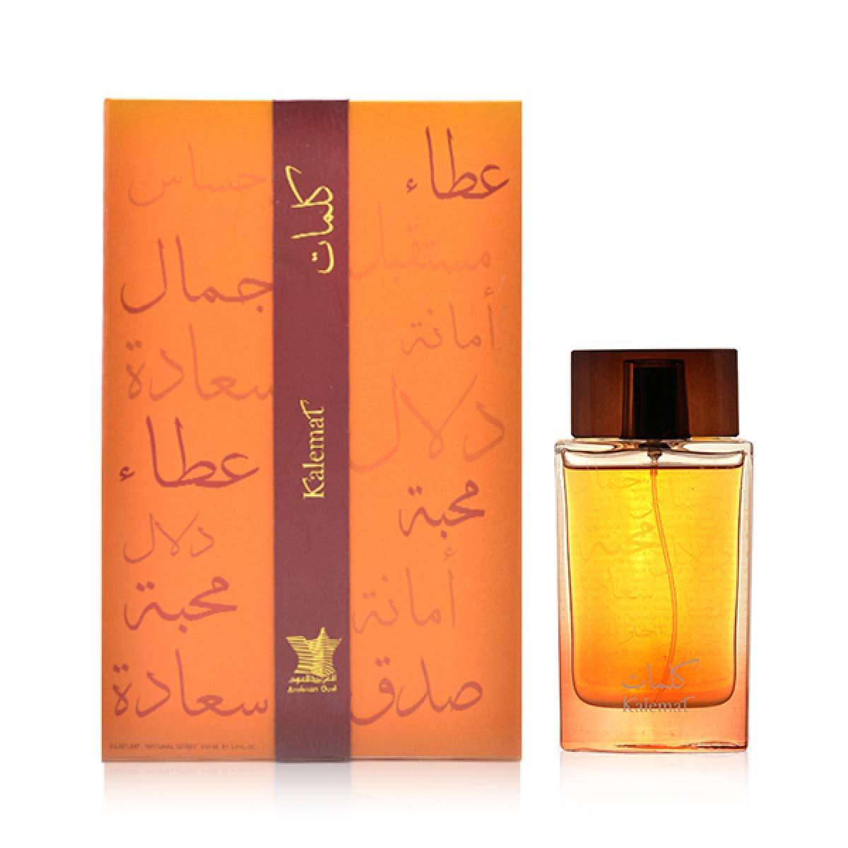 Arabian Oud KALEMAT 100 ml | Eau de Parfum Unisex | Azafrán, Canela, Vainilla y Sándalo | Aroma Amaderado y Ámbar.