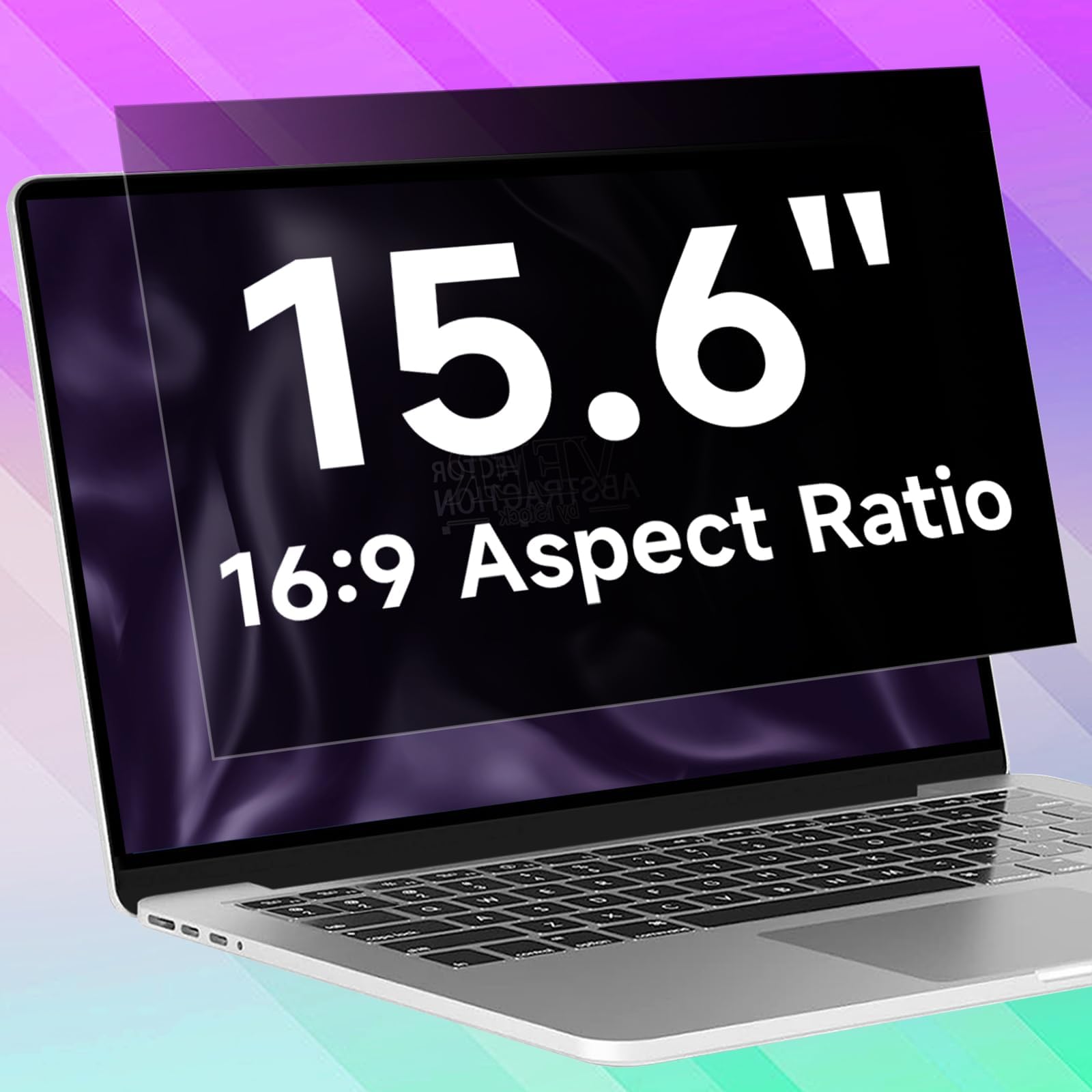 15.6 Inch 1920x1080 Laptop Privacy Screen Filter, Anti Blue Light Glare & Anti Scratch Computer Privacy Shield for 15.6" with 16:9 Aspect Ratio Laptop Portable Monitor