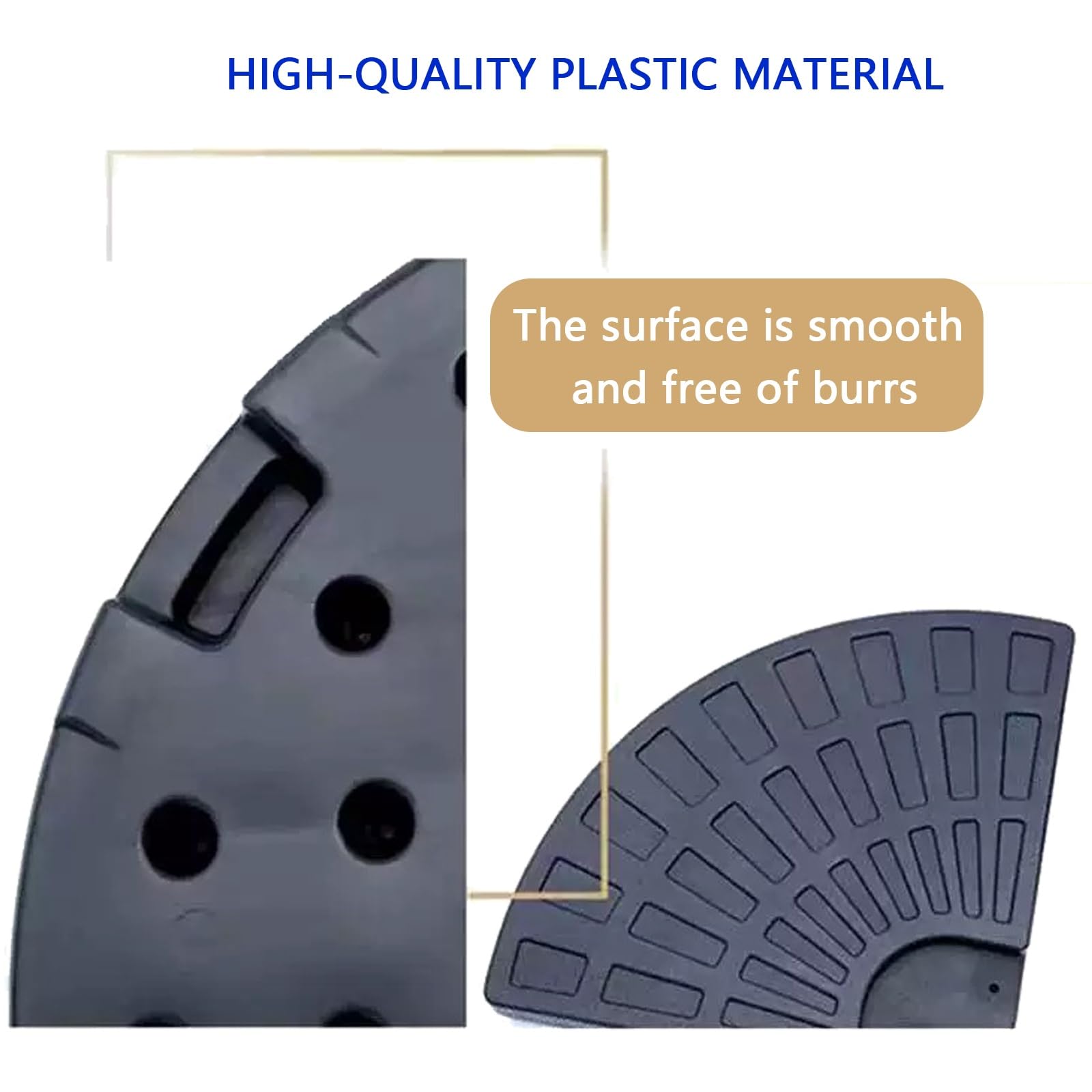 Questo Supporto per contrappeso per ombrellone, Base per ombrellone, 4 basi per ombrellone a Forma di ventaglio,