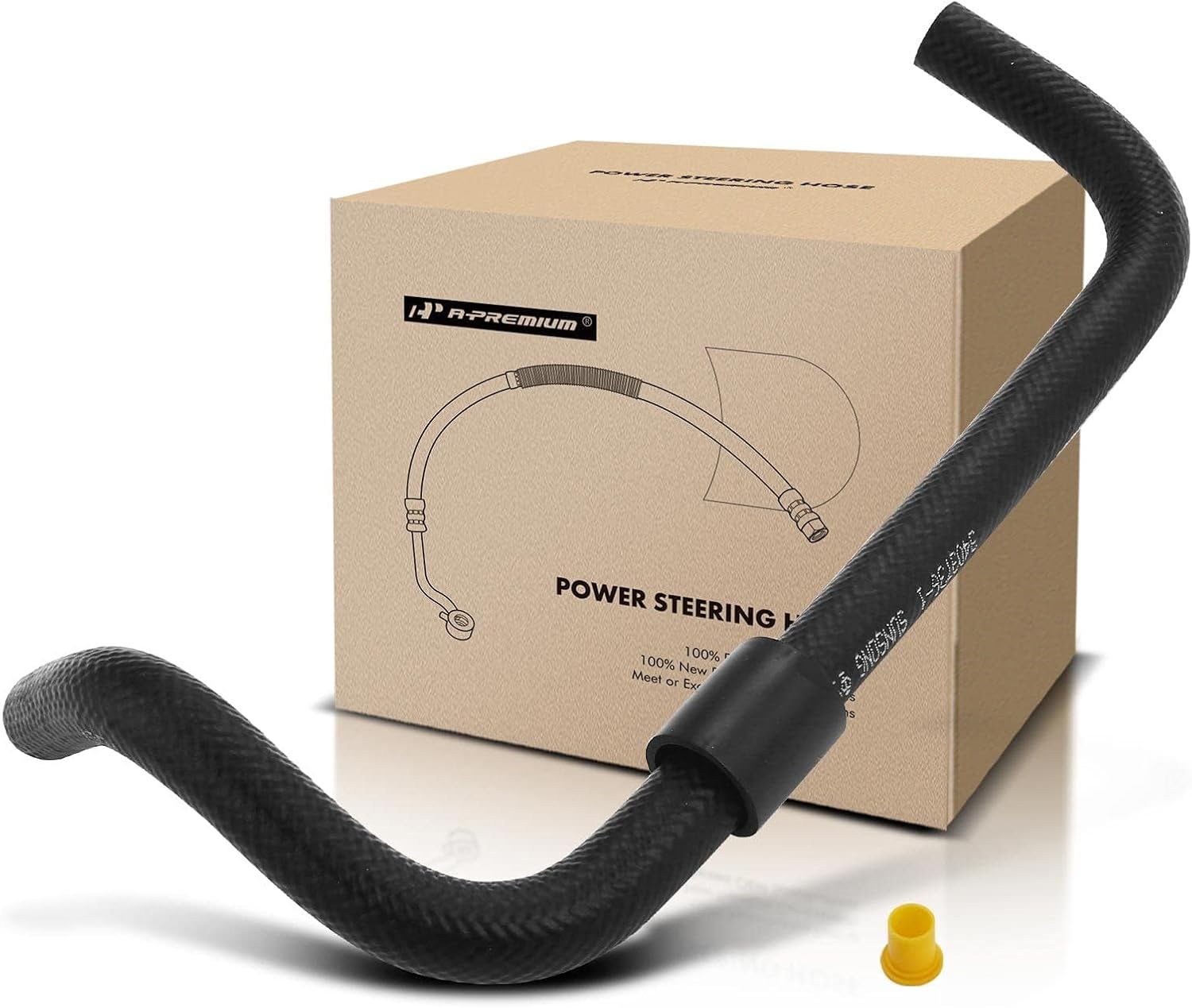 A-Premium Power Steering Return Hose Line Assembly Compatible with Subaru Outback 2005-2009, Forester 2011-2012, Impreza 2008-2012, 2.0L 2.5L, To Reservoir