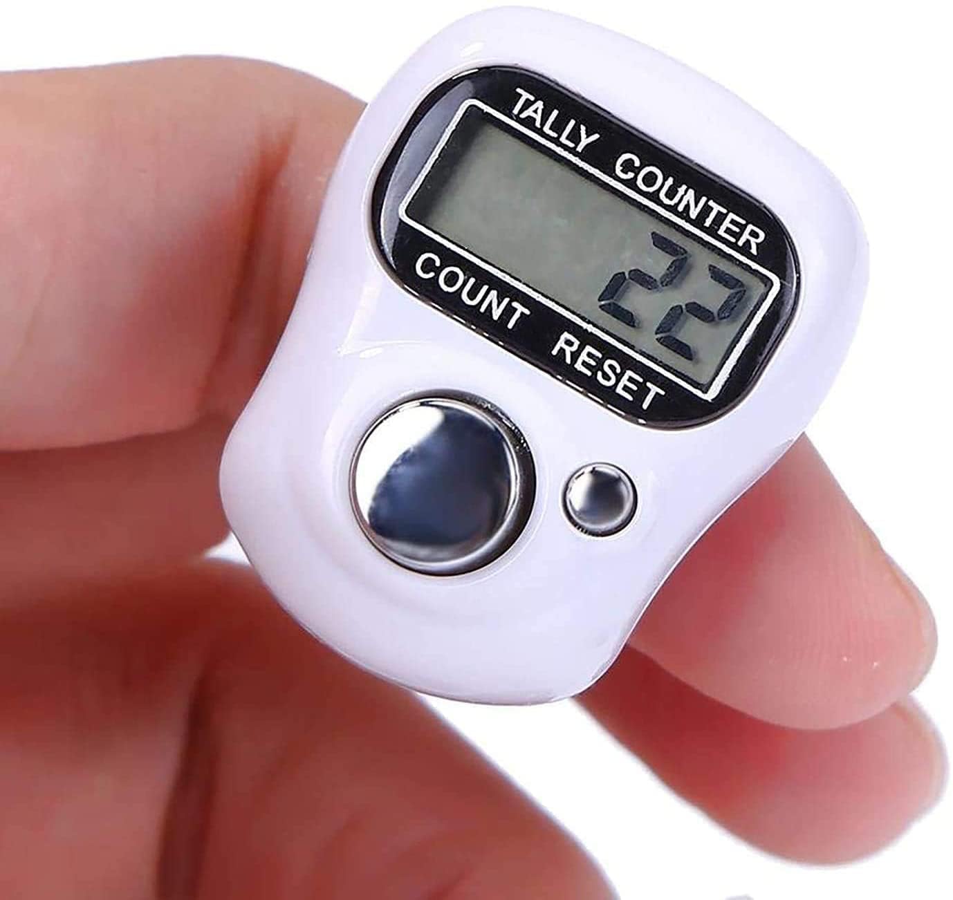 Mini Hand Tally Counter Finger Ring (Pack pf 2)| Digital Electronic Finger Counter with LCD Display | 5-Digit Manual Click Counter for Prayer, Sports, Knitting, Golf, Row Counting-image-48