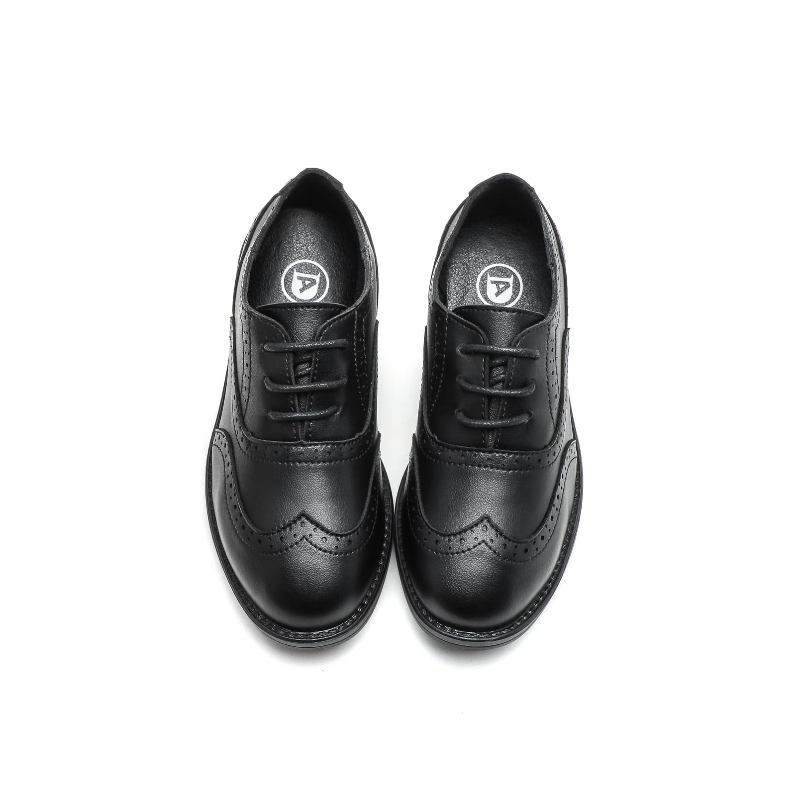 PPXID Kinder Jungen Schnürhalbschuhe Hochzeit Schule Oxfords Uniform Anzugschuhe