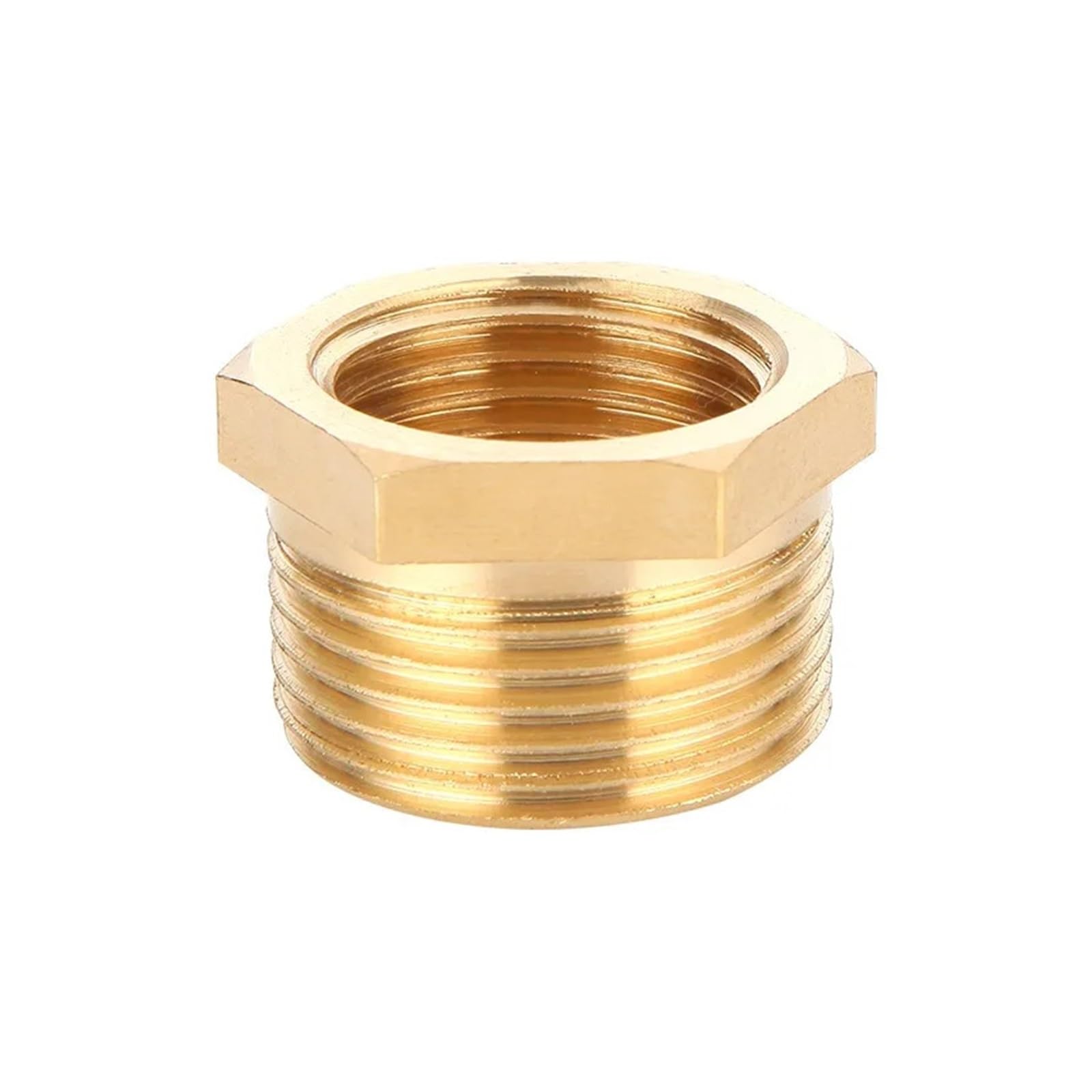 Epaknhgd Women's F M5-M1 L 8 1Pc Brass Hex Bushing Reducer Pipe Fitting