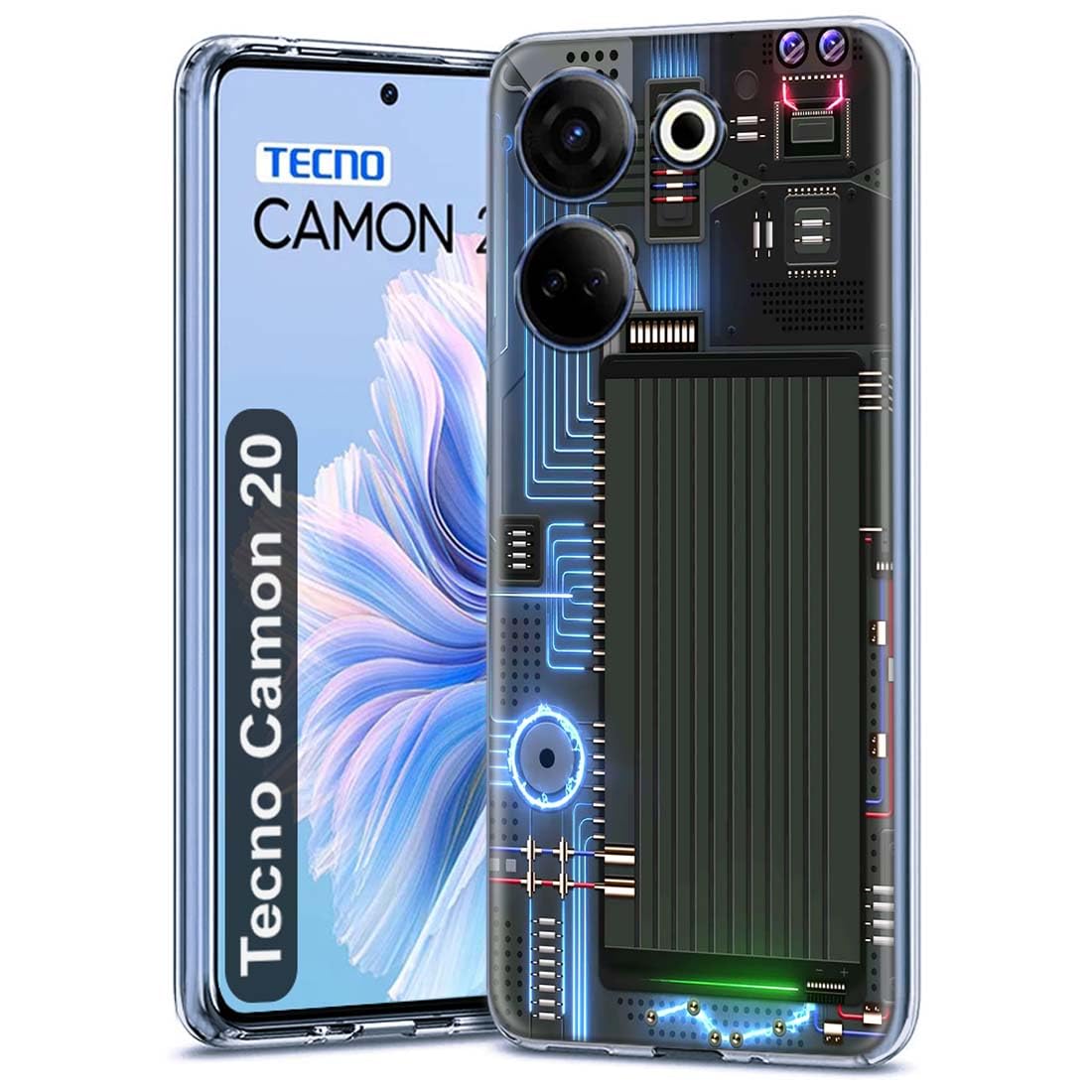 Fashionury Silicone Designer Case for Tecno Camon 20 Back Cover for Tecno Camon 20 Printed Back Cover -D1085 (B0C7MWWCMP) Amazon Price History, Amazon Price Tracker