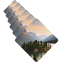 Car Air Fresheners 6 Pcs Hanging Scented Cards for Car Wild Goose Island Air Freshener Aromatherapy Tablets Hanging Fragrance Lavender Hanging Air Freshener for Car Rearview Mirror