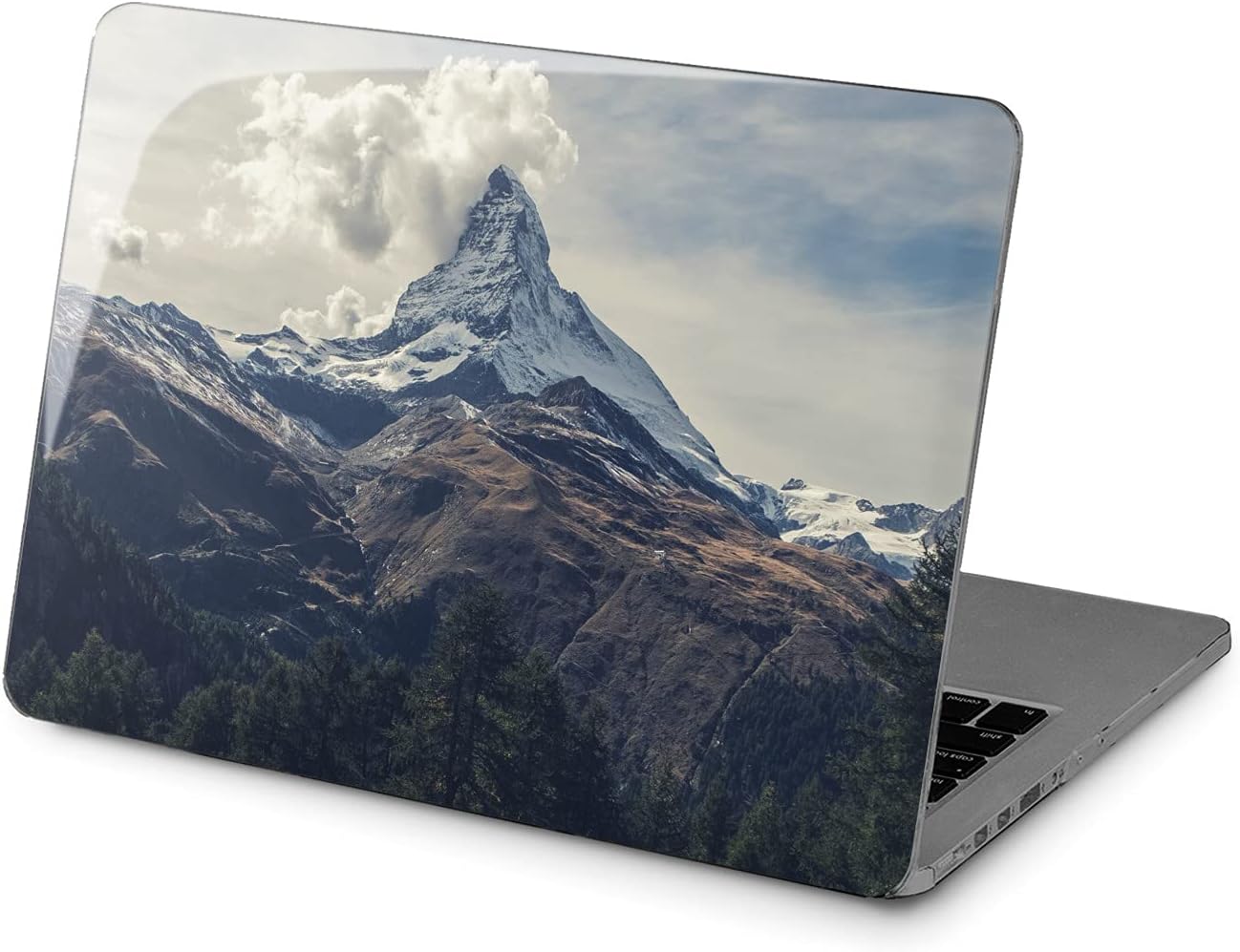Hard Case Compatible for MacBook Pro 16 14 M3 M2 2023 M1 Pro 13 2022 Air 13 2021 Retina 2020 Mac 11 12 Clouds Beautiful Summit Protective Design Rock Glam Print Laptop Mountain Cover Nature
