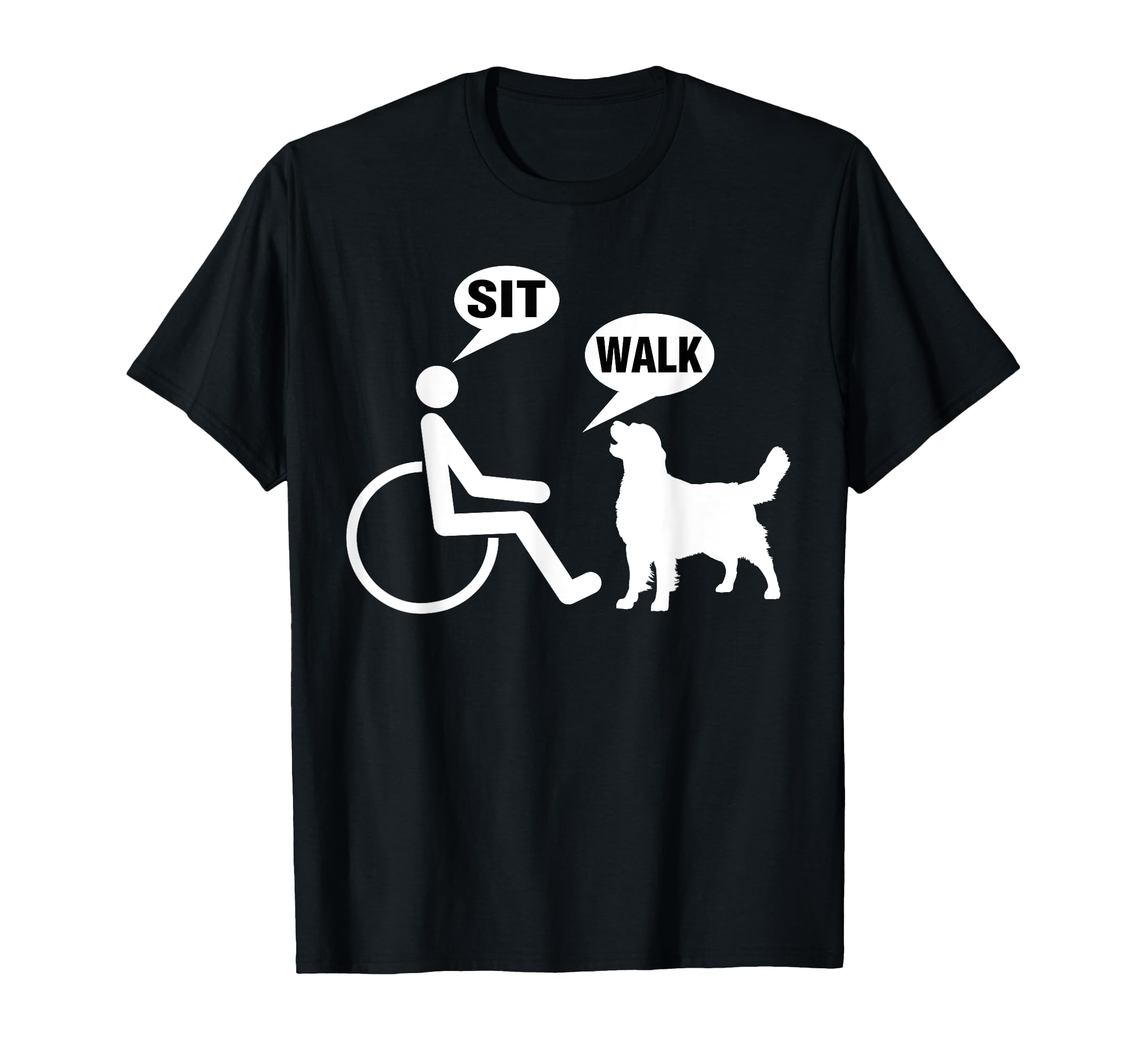 ErkicFunny wheelchair humor joke for a disability in a wheelchair T-Shirt