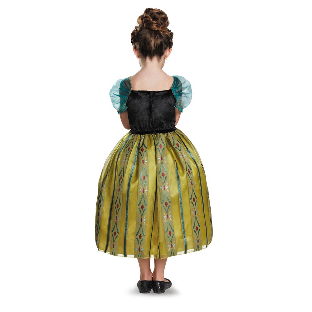 Amazon.com: Disguise Disney's Frozen Anna Coronation Gown Deluxe Girls  Costume, Medium/7-8 : Clothing, Shoes & Jewelry
