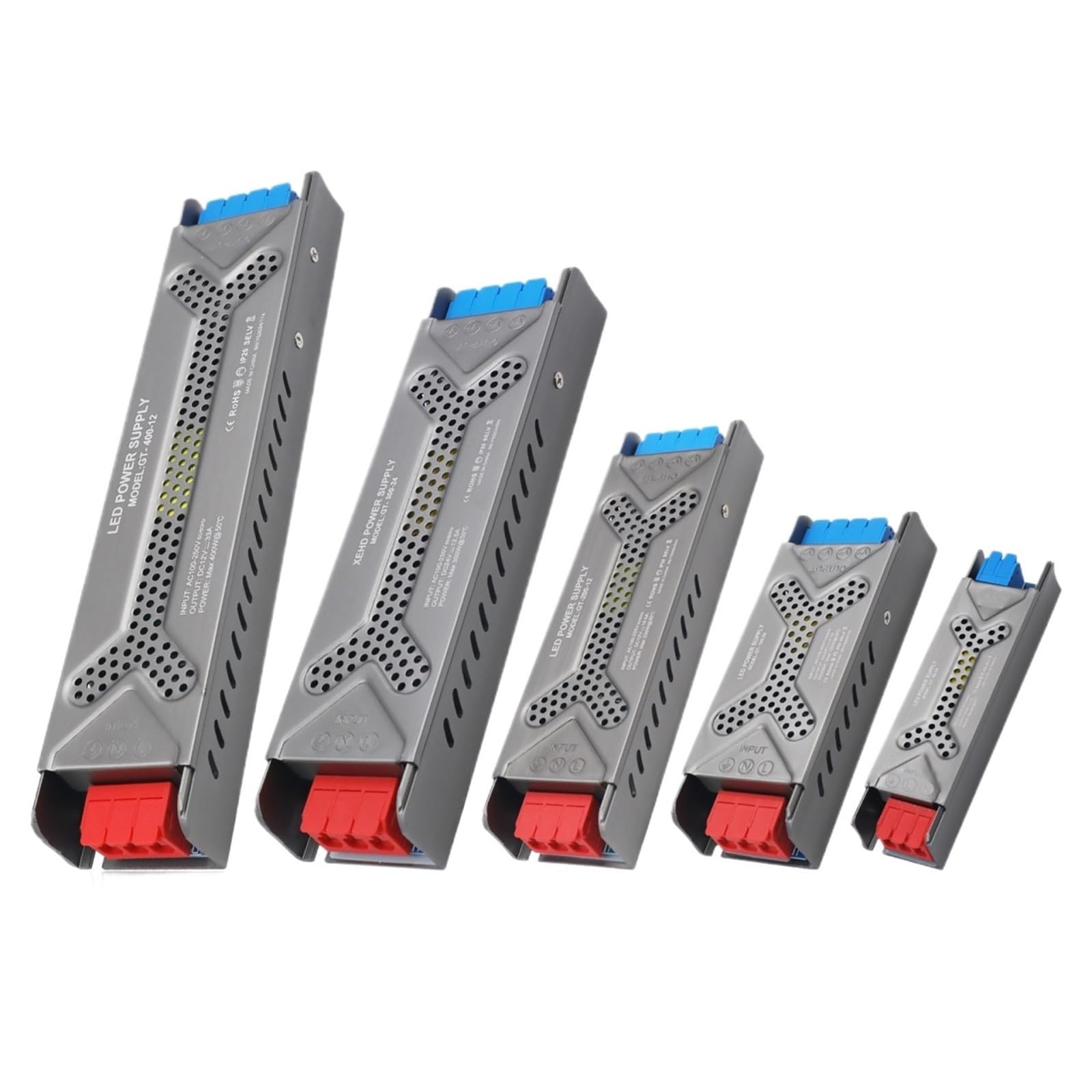 Transformateur éclairage LED 24V boîtier métal dissipation thermique optimale - 3