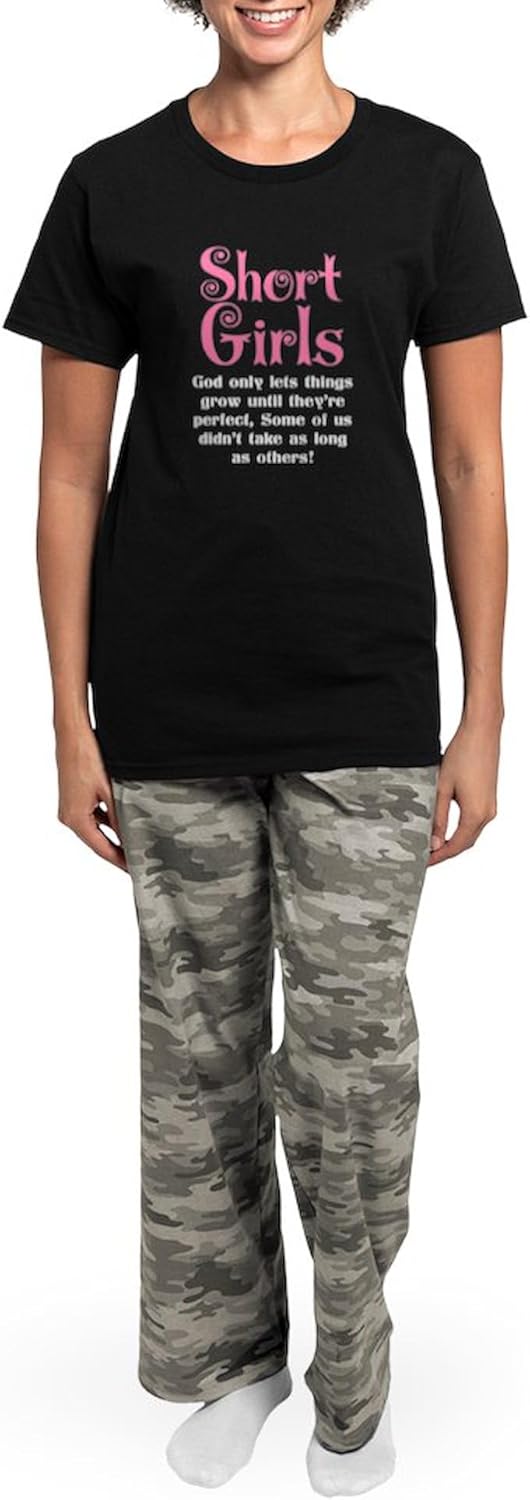 CafePress SHORT GIRLS Pajamas Womens Novelty PJ Sleepwear