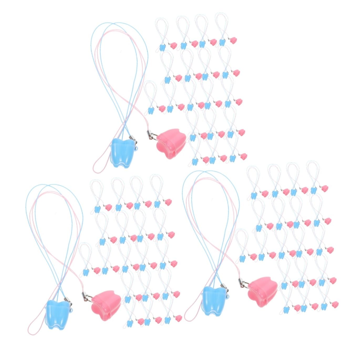ibasenice 60 Piezas caja del hada los Bolsa regalo bolsas regalo porta perdidos para niños titular los recuerdo cuidado bucal caja bebé Soporte