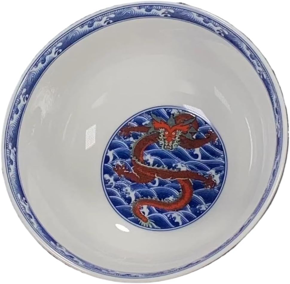 Ceramic Bowls, Ancient Palace Porcelain Rice Bowl,15.6cm 6.14in Pottery high Foot Bone China Pattern Tableware Diameter Yellow