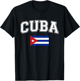Cuba Flag Cuban Pride Heritage Men Women T-Shirt