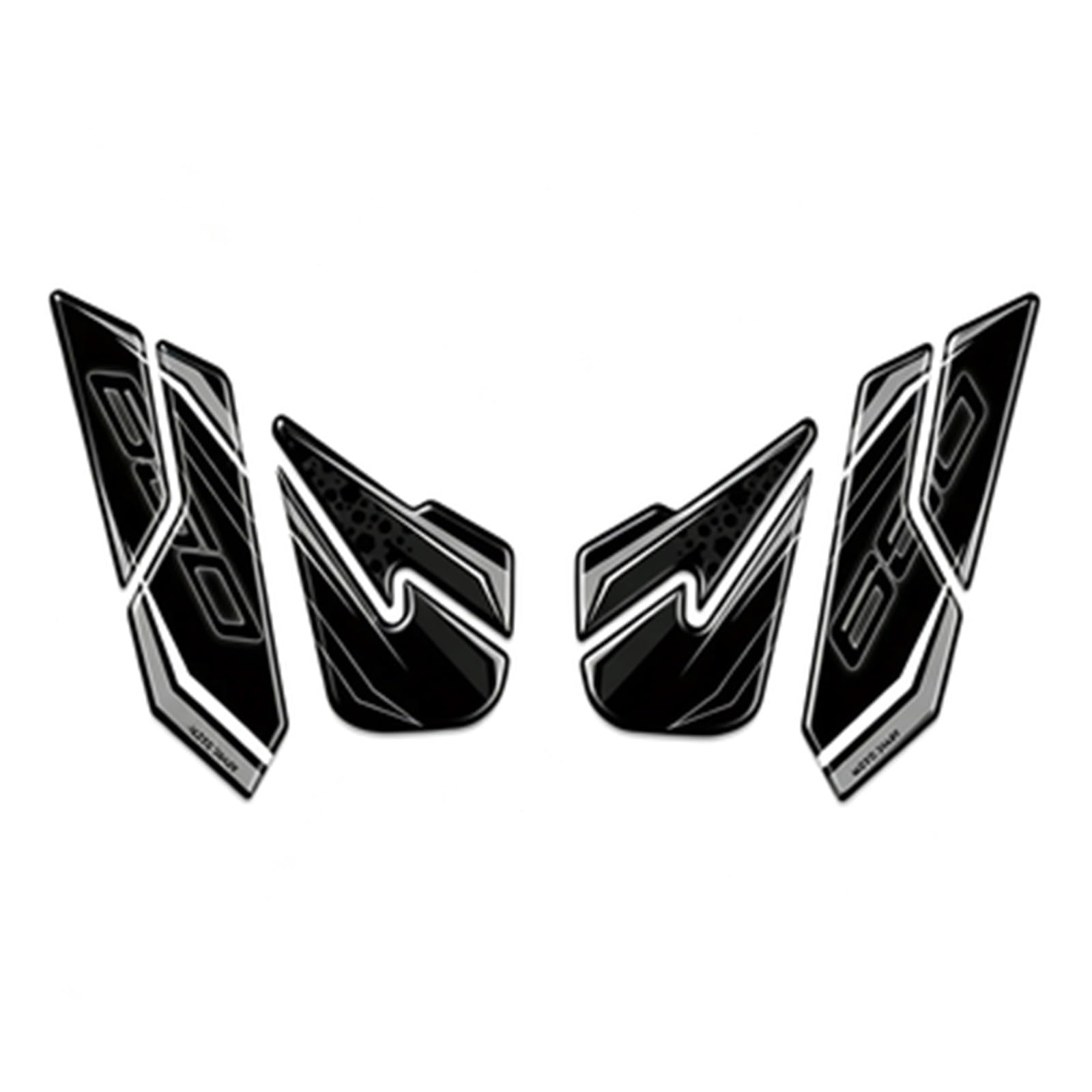 Resin Tank Pad Sticker Motorcycle Fuel Protection Decal for Kawasaki for Versys650 2024 2023 2022 Streetfighter(Color4)