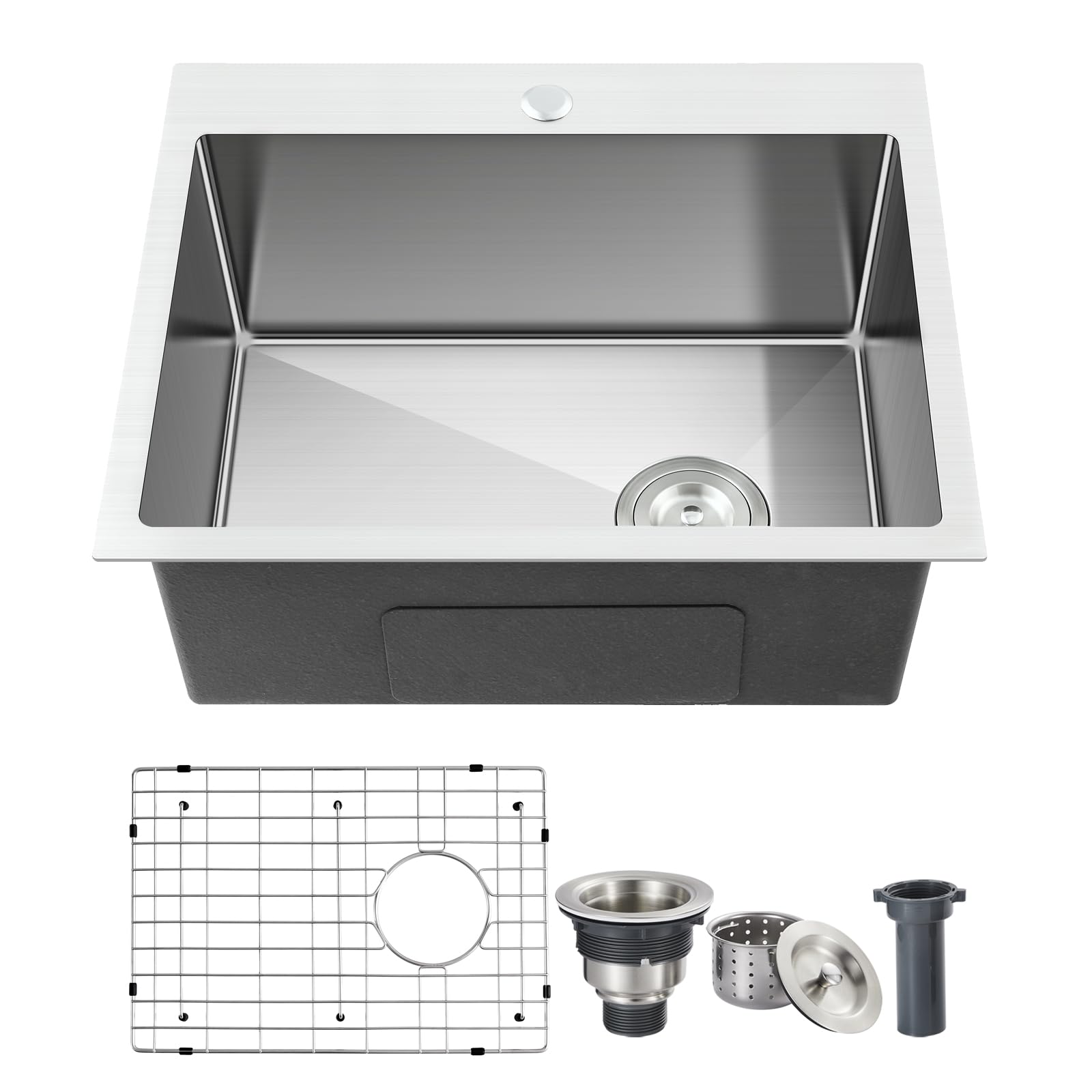 ROVOGO 20x16x9 Inch Drop In Sink