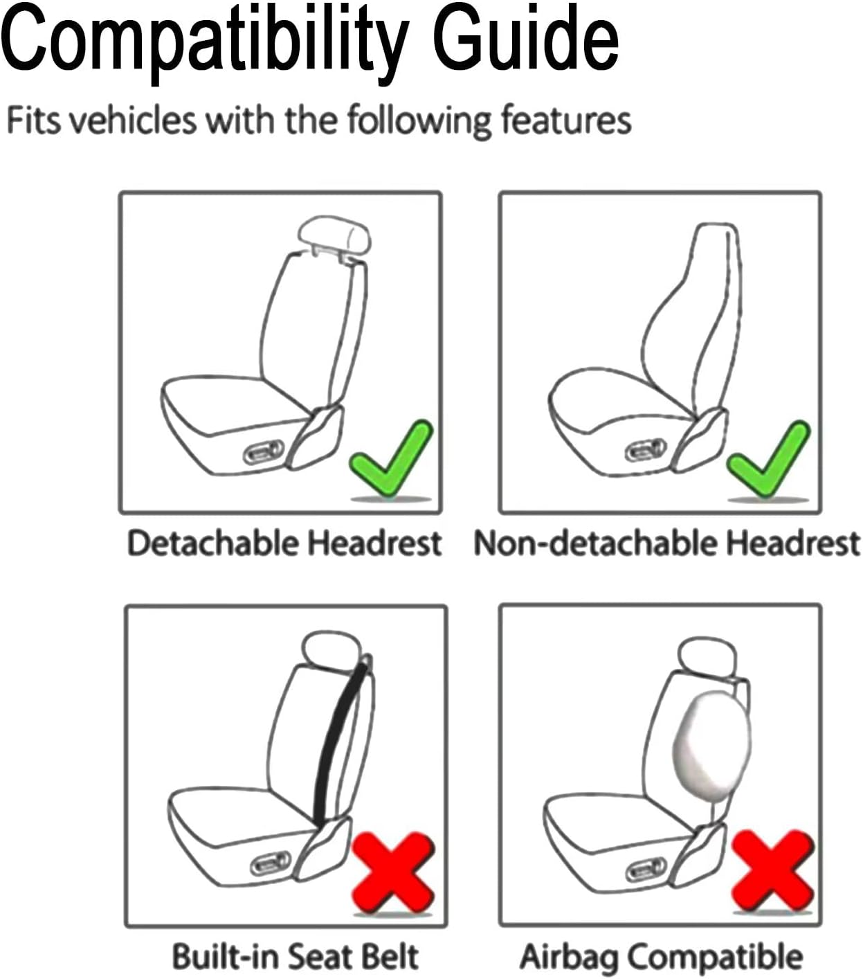 Colorful Cosmos 10PCS Car Seat Cover Full Set Retro Classical Rural Cosmos Flower Belt Shoulder Pad Cup Hippy Colorful Daisy Floral Holders Armrest Cover for Truck SUV