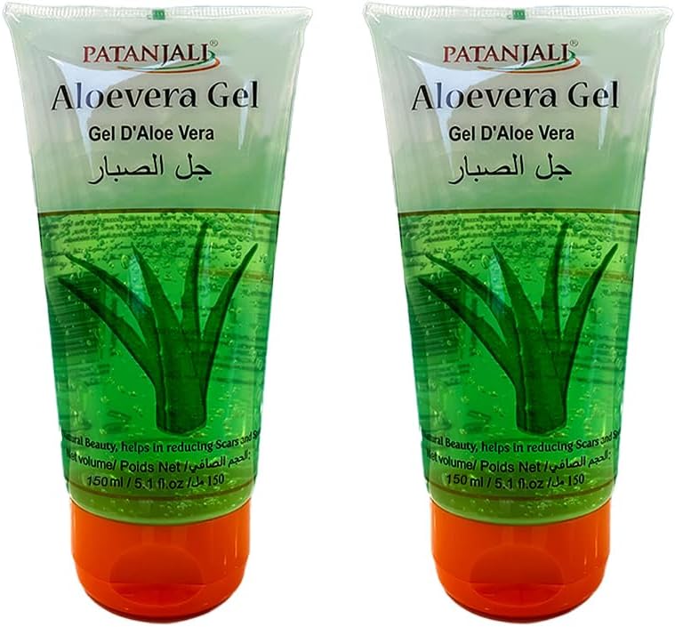 patanjali Aloe Vera Gel - 150ml / 5.1 fl oz - Pack of 2