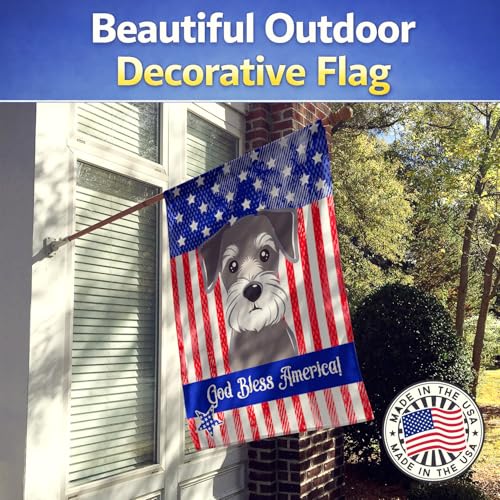 Schnauzer Flag Canvas grand format BB2136CHF, drapeau de maison multicolore extérieur - 4
