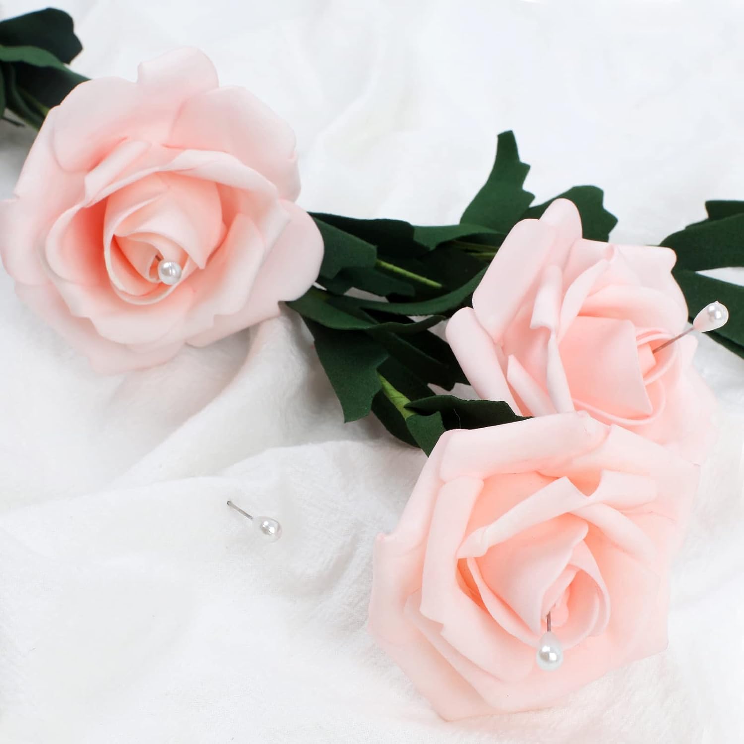 220p Corsage Pins, Boutonniere Pins, Boutineer Pin, White Pearl Pins, Wedding Bouquet Pins for Jewelry, Flower DIY Crafts