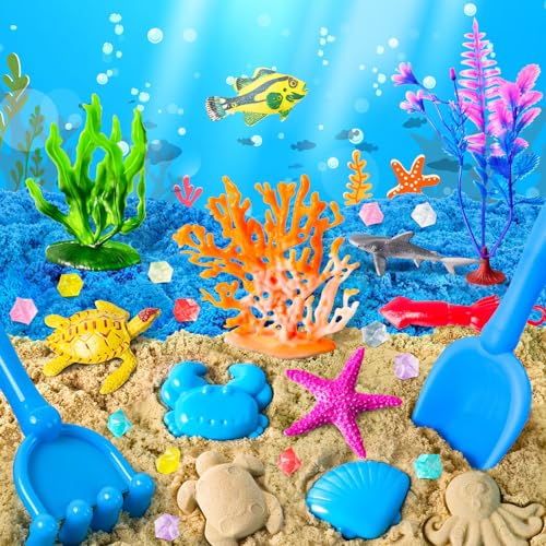 Image of Sensory Bin Ocean Kit with Sensory Sand