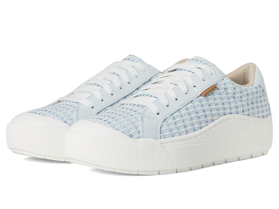 Dr. Scholl's Time Women's Shoes Powder Blue Fabric : 6 M, Canvas/Leather/Microfiber