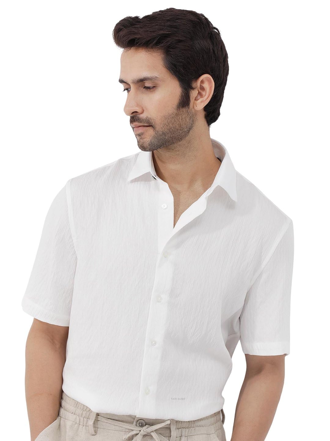 rare rabbit Boxy fit Plain Shirt-picture-19