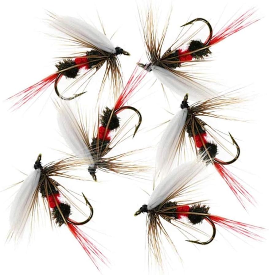 24Pcs Fly Fishing Flies Trout Lures Fishing Tackle Fly Fishing Flies with Boxed Trout Bass Artificial Fish Bait