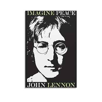 アートポスター ジョン・レノン エキシビジョンポスター Amazon.co.jp: ジョン・レノン壁飾り 印刷 ポスター キャンバス