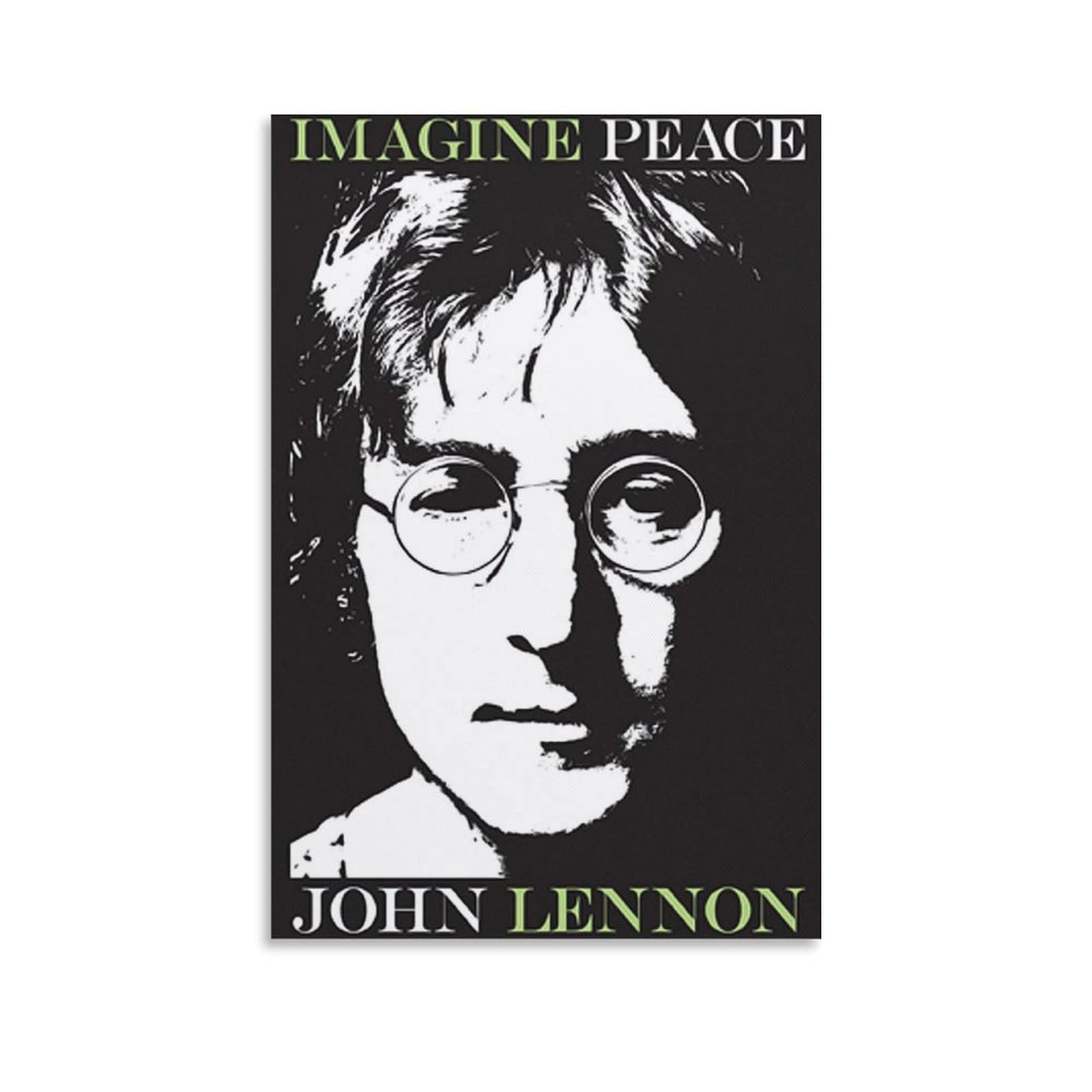 Amazon.co.jp: ジョン・レノン壁飾り 印刷 ポスター キャンバス