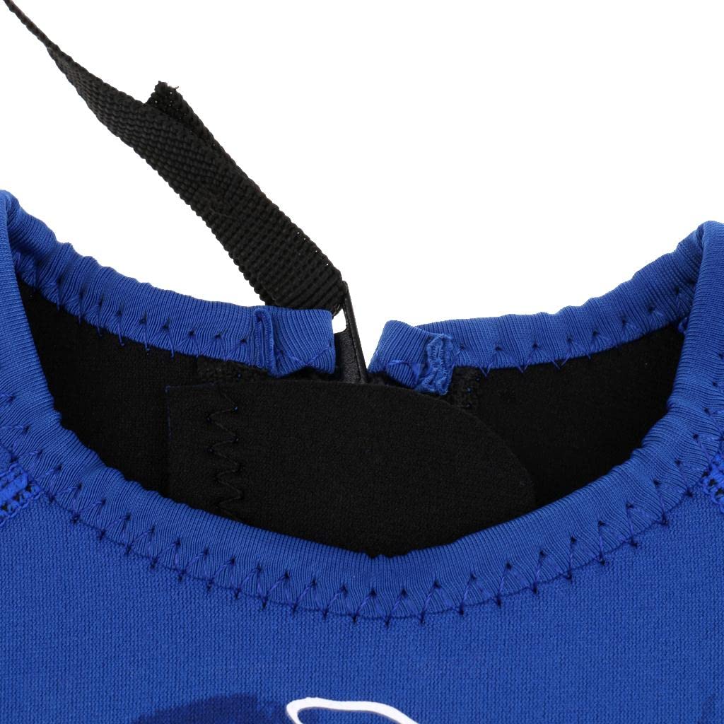 Wetsuit Enfant Combinaison Plongée Néoprène Protection Jumpsuit Sport Aquatique Fermeture Arrière Adapté à La Plongée Natation Surf Plage Taillexxs