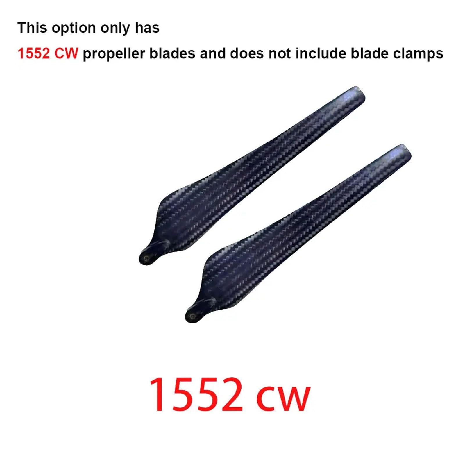 1552 1760 Hélice Plegable De Fibra De Carbono CW CCW Hélices De 15/17 Pulgadas | Compatible con Dron hexacóptero S800 S900 S1000.(1760 CCW no adapter)