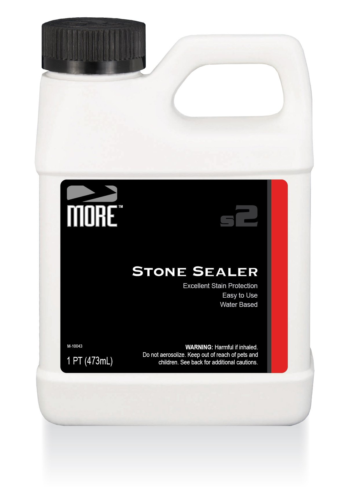 MORE Stone Sealer for Granite, Marble, Concrete, Travertine, Quartzite and Grout - Waterproofs & Protects Countertops, Tiles, and Floors from Water