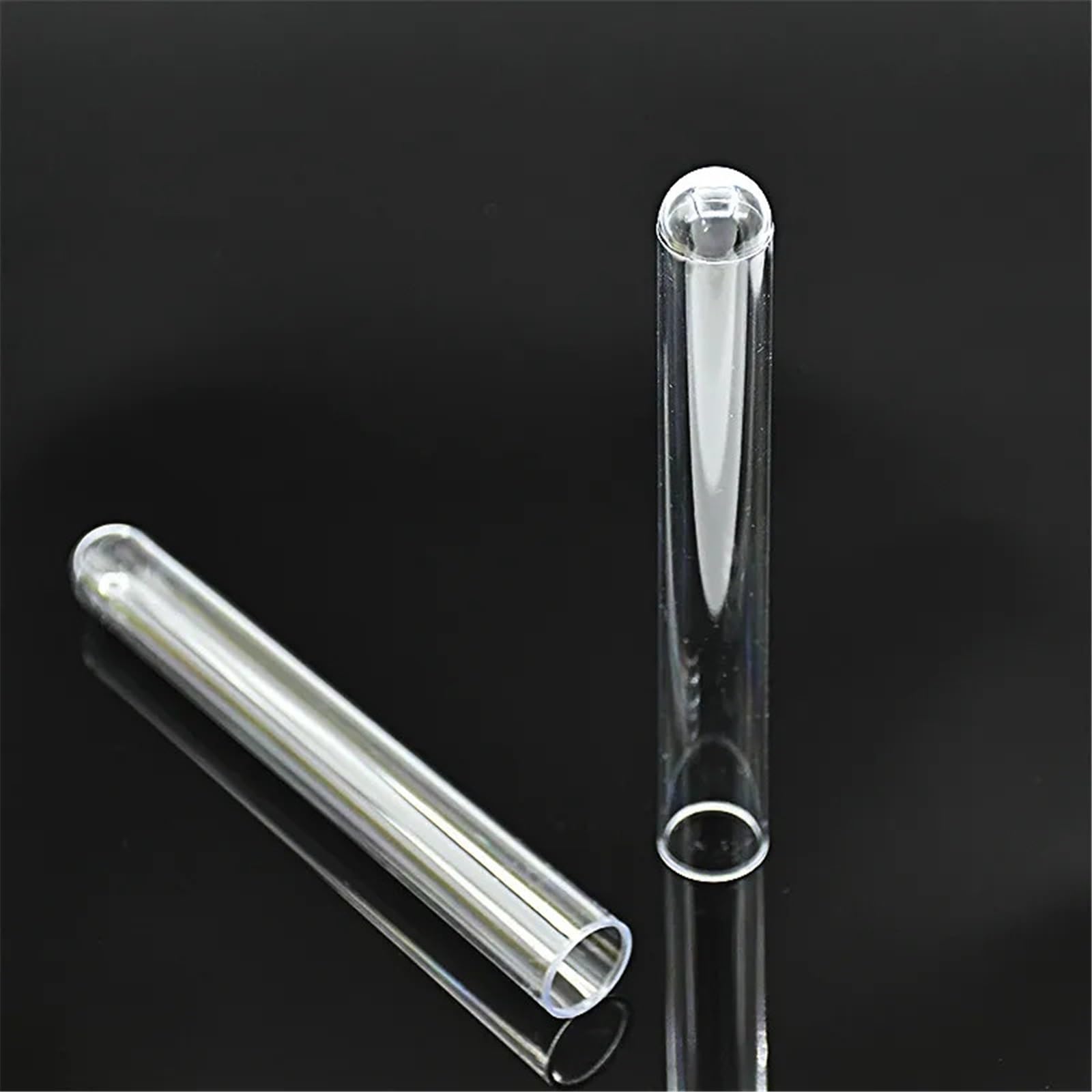 Kunststoff-Reagenzglas 20 ml, hartes Benzol-Reagenzglas 16 mm x 150, hochtransparentes Polystyrolröhrchen, 100 Stück/Packung