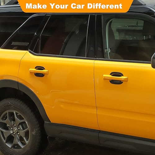 Miniatura 6 de Funda protectora de arañazos para Ford Bronco Sport 2021 2022 + funda para manija exterior de la puerta del automóvil para Ford Bronco Sport 2021