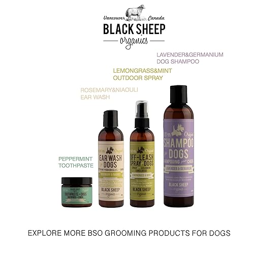 Miniatura 6 de Black Sheep Organics Lemongrass & Mint - Aerosol para perros  Desodorizante para perros y spray para exteriores  Aromaterapia refrescante calmante
