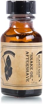 Aftershave Oil, Handmade in The USA Snake Oil, 1oz