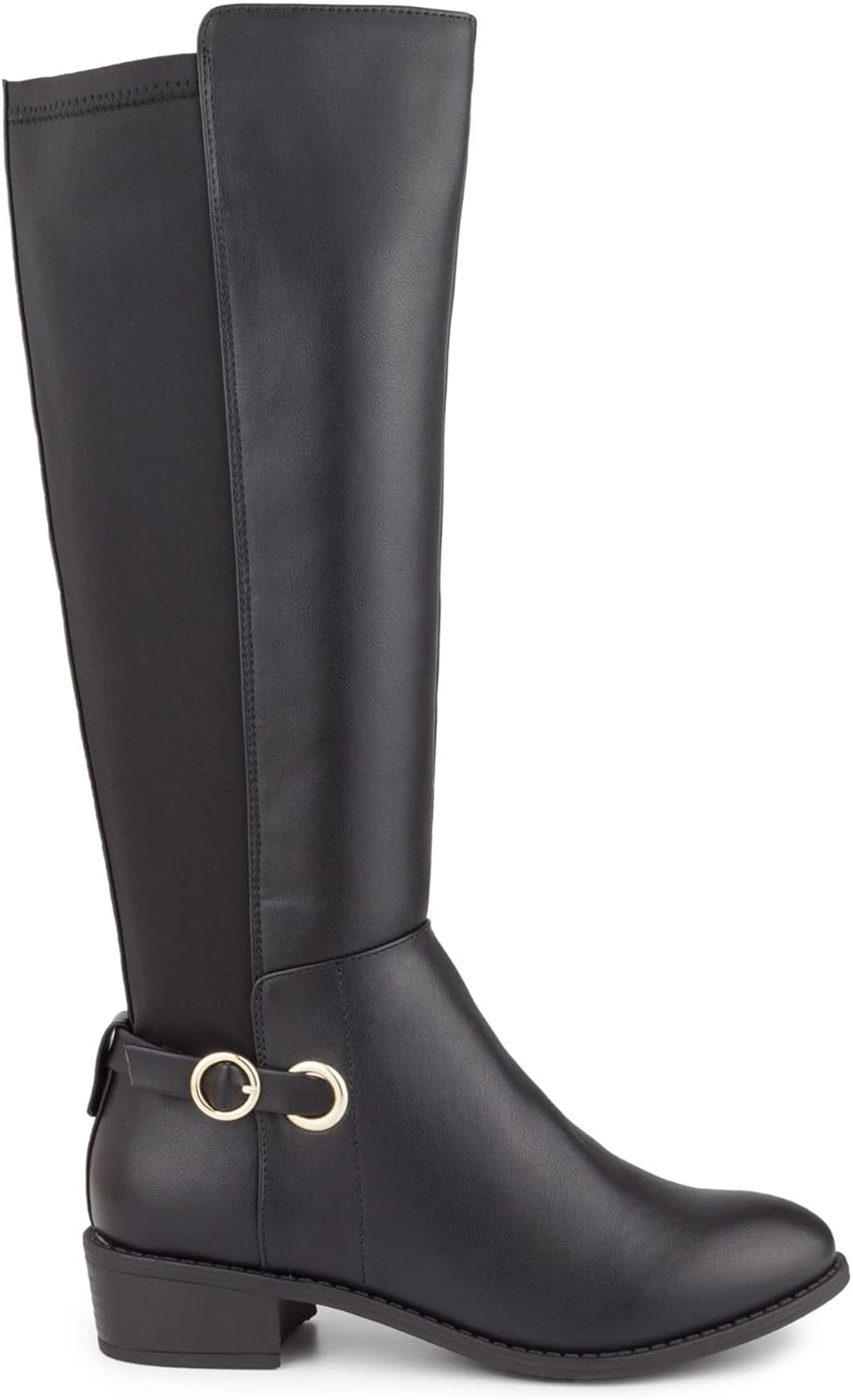 Karen Scott Womens Valeree Faux Leather Knee-High Boots Black 6.5 Medium (B,M) - Image 2