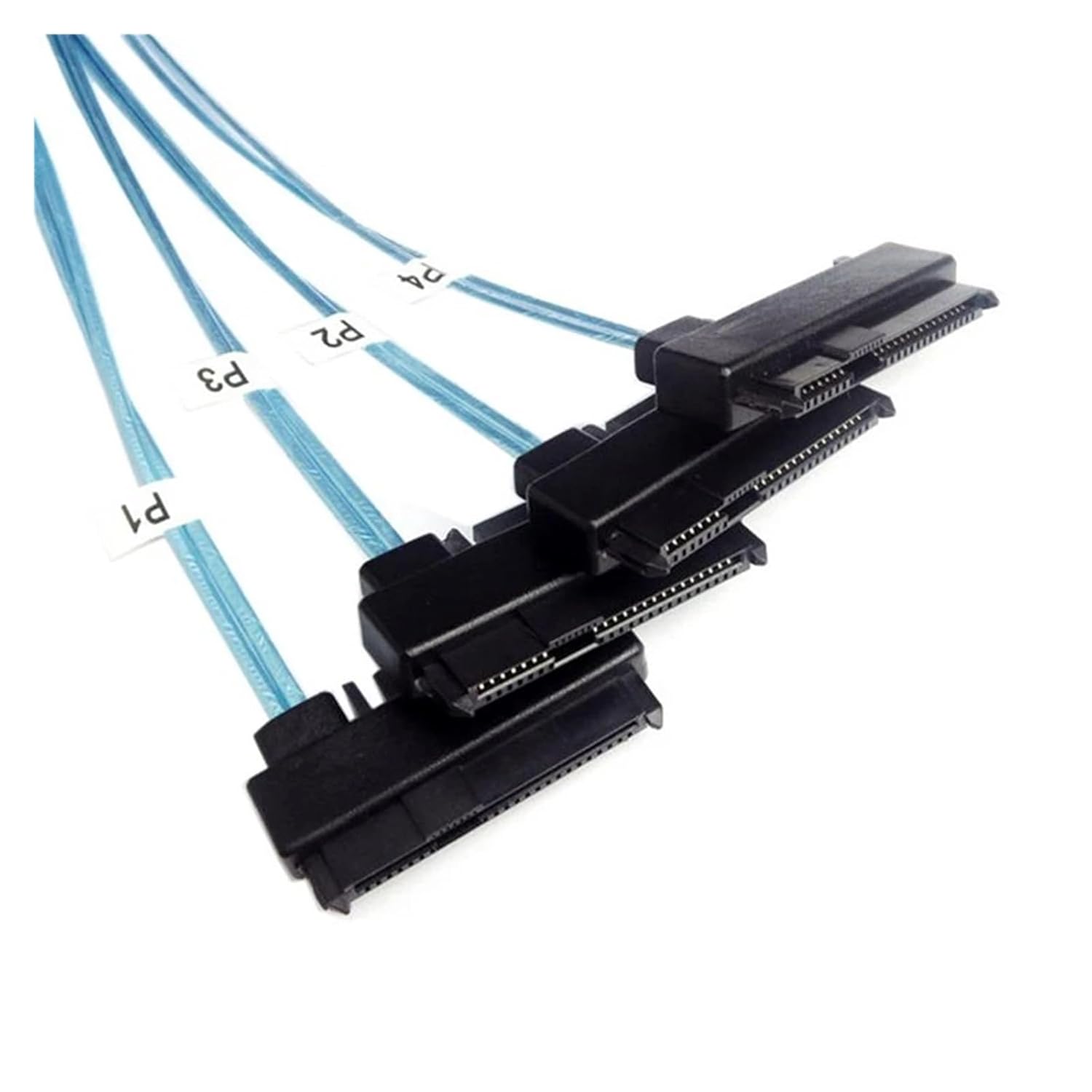 S/AS Cable Internal 36Pin M1ni S/AS SFF-8087 Host to 4 SFF-8482 Target S/AS Hard Disk and SATA Power Cable 50cm 100cm(1M)