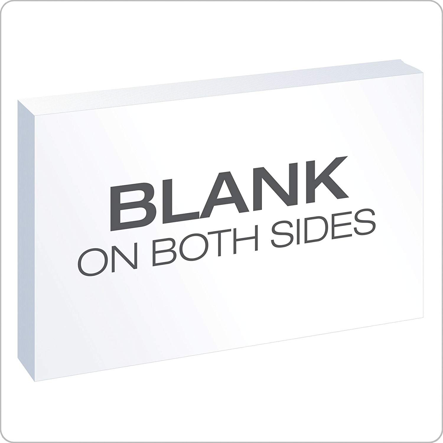 Oxford Blank Index Cards, 4" x 6", White (2 Pack) - Image 6