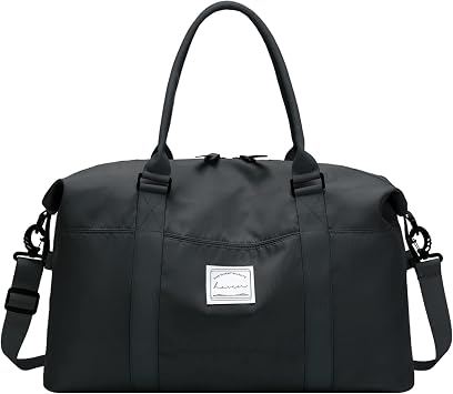 Hayayu Weekend Bag for Women Overnight Bags Travel Duffel Carry on Luggage Holdalls for Women Sports Bag Gym Bag Weekender Handbag, 55x27x18cm