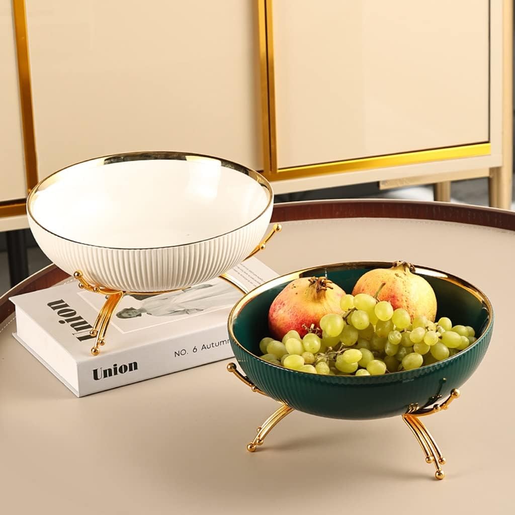 Fruit Bowl for Kitchen Counter Ceramic Fruit Bowl, Modern Fruit Basket For Fruit Vegetables Breads Snacks, Practical Fruit Holder Storage For Kitchen Counter Fruit Basket Fruit Dish ( Color : A )